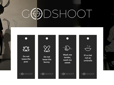 Godshoot branding brand design fashion graphic design logo tag