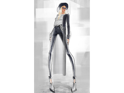 Personal Initiative art digital art drawing fashion illustration sketch