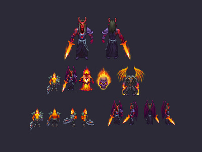 Game pixel art characters character design game pixel art ps