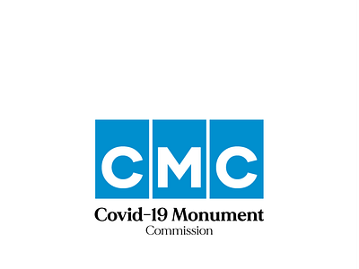 Covid-19 Monument Commission Logo adobe adobe illustrator design graphic design icon logo logo design minimalist minimalistic profesionnal unique watermark
