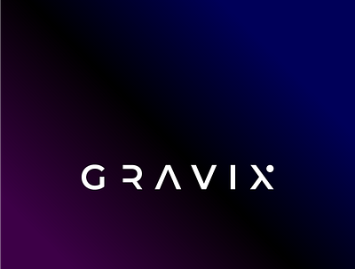 GRAVIX Logo adobe adobe illustrator branding creative custom design graphic design logo logo design professional space space logo unique