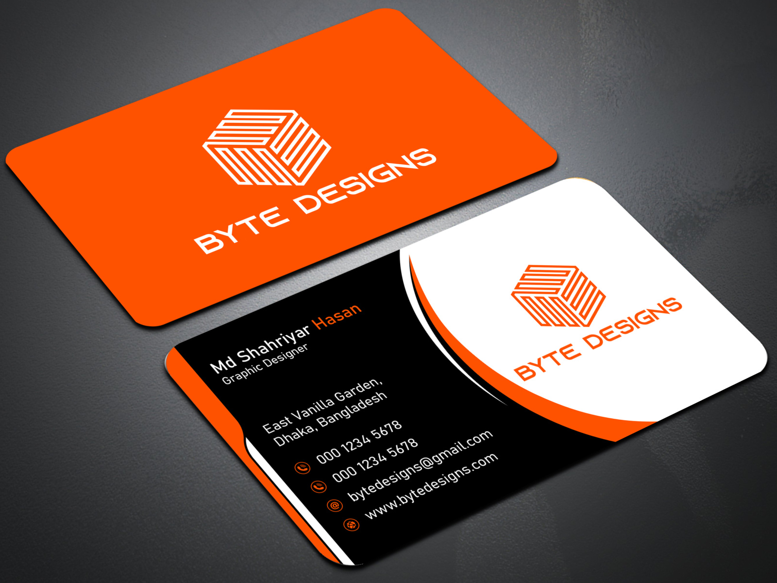 Modern Business Card Design By Elite Design On Dribbble