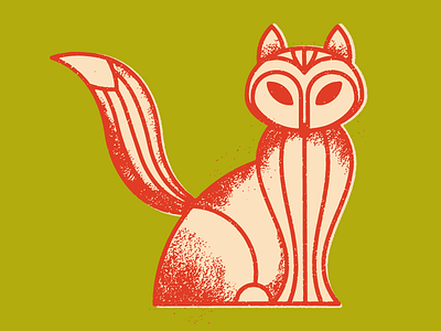 Fox fox illustration texture