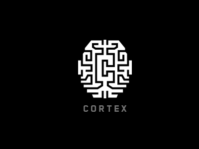 Cortex brain branding cortex identity logo