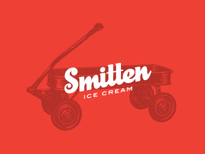 Smitten Ice Cream custom lettering ice cream identity logo rebrand san francisco smitten type typography
