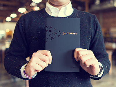 Compass branding compass editorial design handbook identity palantir