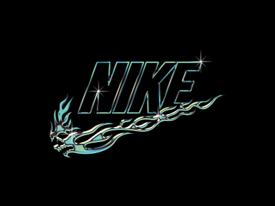 Bootleg Nike air air max apparel bootleg flames logo nike skull swoosh tshirt