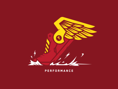 Performance hermes t shirt the flash wings