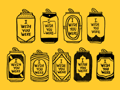 I Wish You Were beer label startup