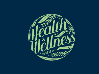 Health & Wellness branding floral health lettering typography wellness