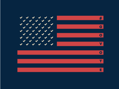 #GOVOTE america flag govote vote