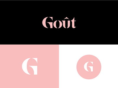 Goût branding clothing custom lettering fashion french gout identity lettering logo