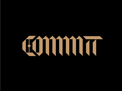 Commit blackletter commit custom lettering custom type hand lettering lettering type typography