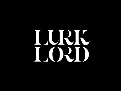 Lurk Lord blackletter custom lettering hand lettering lettering lord lurk smiths type typography