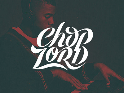 Choplord beat chop custom lettering hand lettering kanye west lettering lord music type typography yeezy