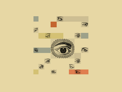 Realis Oculus collage concept conceptual cooollage eyes illuminati illustration