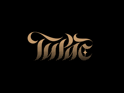 Tupac blackletter custom lettering hand lettering lettering script thug life tupac type typography