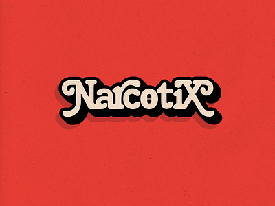 Narcotix branding custom lettering hand lettering identity lettering logo narcotix swashes type typography