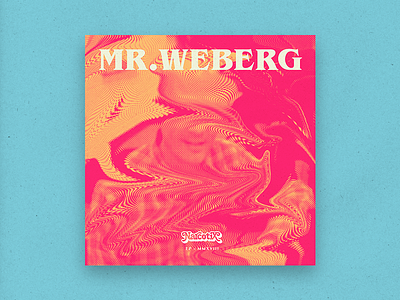 Mr. Weberg EP afro band branding identity lettering music narcotix psychedelic san francisco vinyl