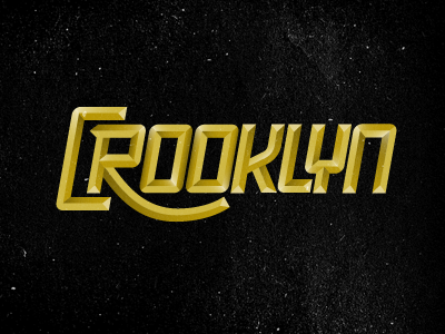 Crooklyn brooklyn nyc typography