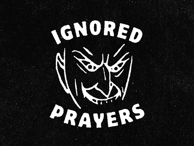 Ignored Prayers 666 apparel devil ignored prayers satan texture tshirt design