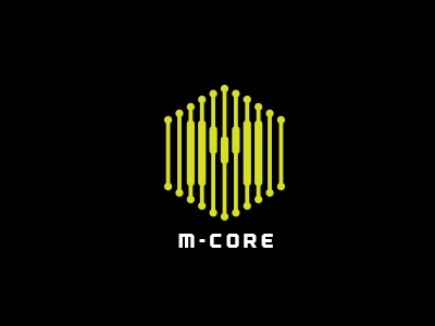 M-Core branding core dna identity logo