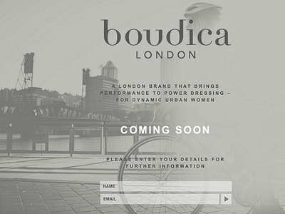 boudica.london design web