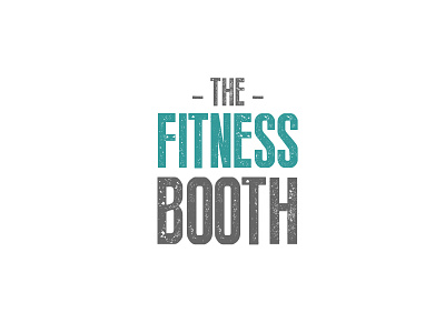 The Fitness Booth branding fitness health logo