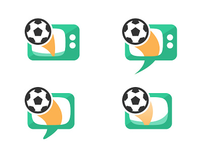 talkfootball.tv branding football logo tv