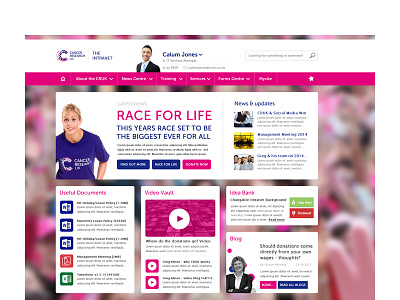 CRUK SharePoint 2013 Intranet Concept