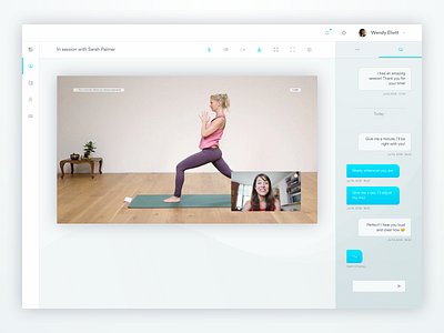 Live Fitness Sessions by Krama · Live Session app branding fitness fitness app flat ui ui ux user experience user experience design user inteface user interface user interface design ux ux design video call video conferencing videocall videochat web web application