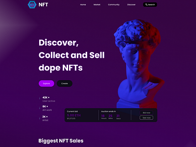 NFT Website design