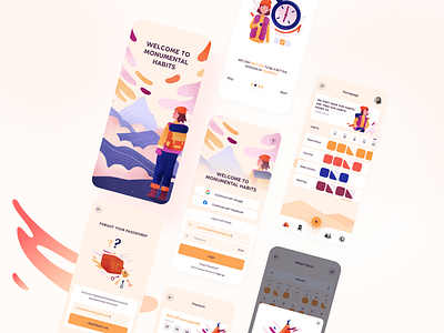 Mobile app UI design