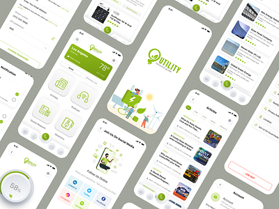 Qutility Mobile app android app de app design creativedesign figma mobile app ui ui deign ui ux uiux ux