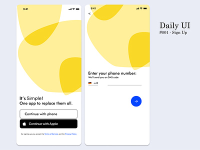 Sign Up - Daily UI 001