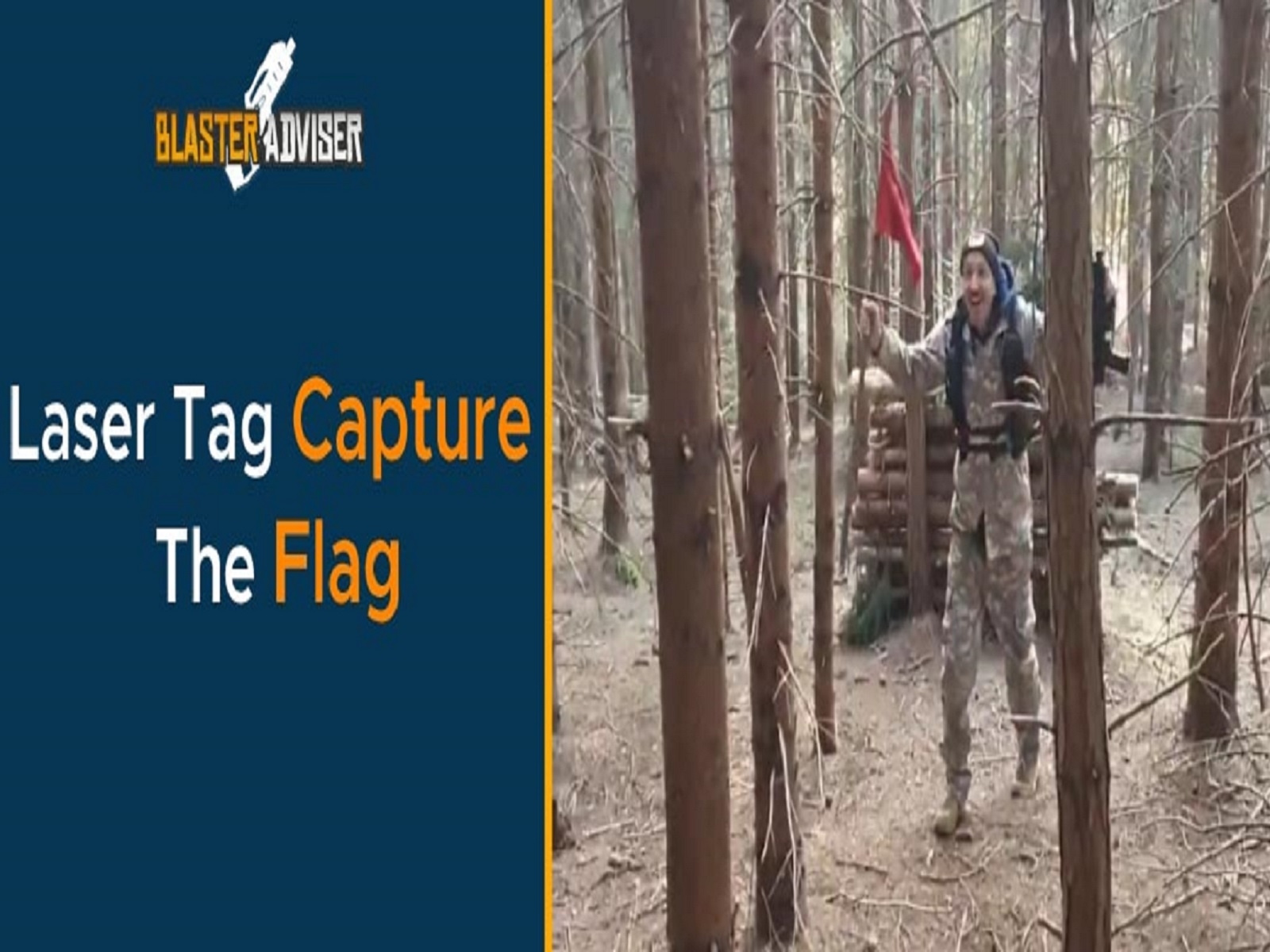 How to Play Capture the Flag Laser Tag? by Blaster Advisor on Dribbble