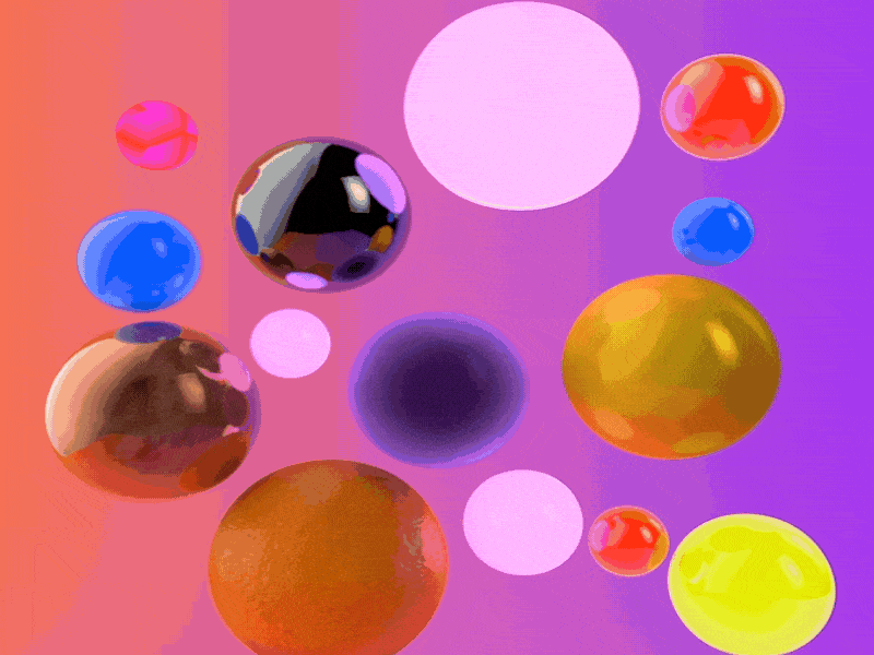Softbodies Animation Test 3d animation bubbles mograph softbodies