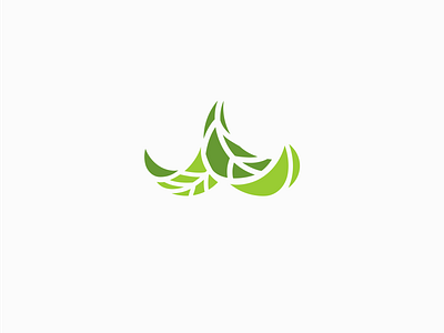 plant branding graphic design green leave logo motion graphics nature plant