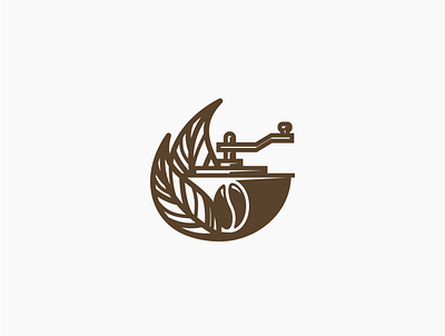 coffee grinder branding coffee coffee shop company drink food graphic design logo motion graphics roasting