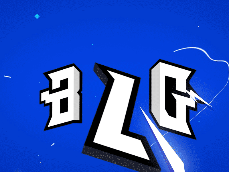 BLG Bumper cartoon logo motion graphics