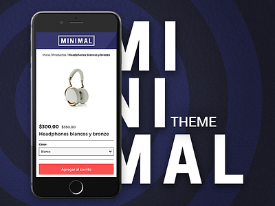 Minimal Theme ecommerce minimal mobile product ui ux