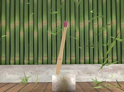 Bamboo 3d animation brand branding marketing modeling