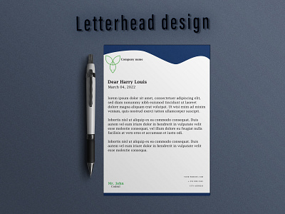 Letterhead design 2022 2022 brand identity design graphic design letterhead newest