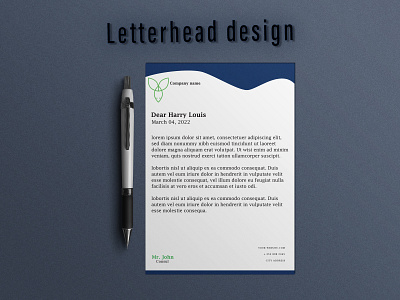 Letterhead design 2022