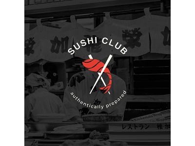 Sushi Club - Brand Identity brand development brand identity brand strategy branding graphic design graphic design process logo design logo design process vector