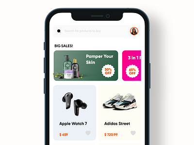 Sellerz app e commerce graphic design ui ux