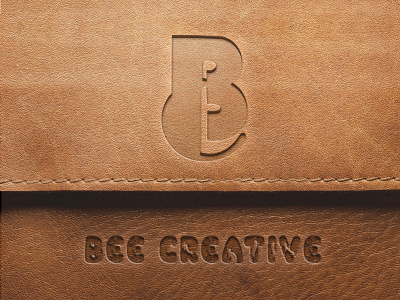 Embossed Logo brand idenity embossed logo illustration leather embossed