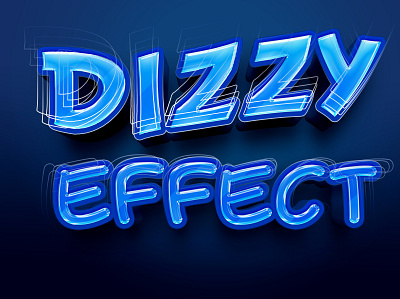 dizzy effect dazzling effect dazzling text dizzy effect dizzy logo