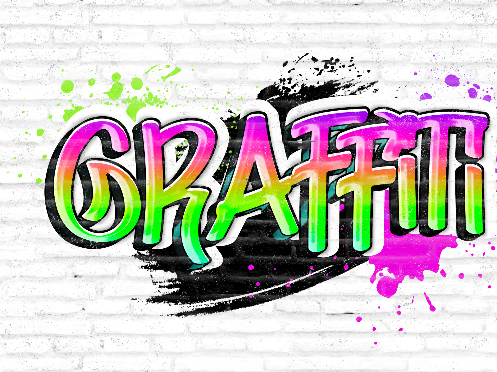 Graffiti Wall By Fizzah Zulfiqar On Dribbble