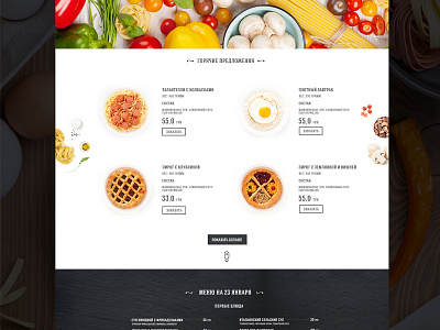 Trattoria site redesign bw cafe food italian page restaurant trattoria ui